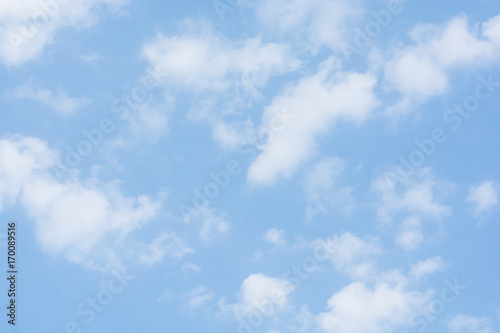 blue sky with cloud background © Achira22