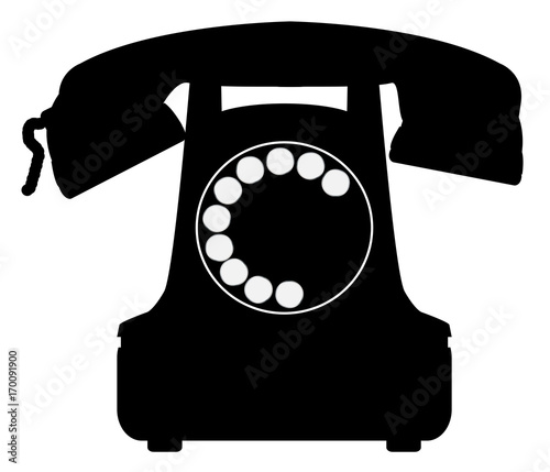 Traditional Telephone Icon