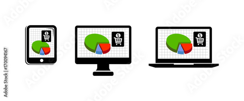 pie chart of selling on gadget