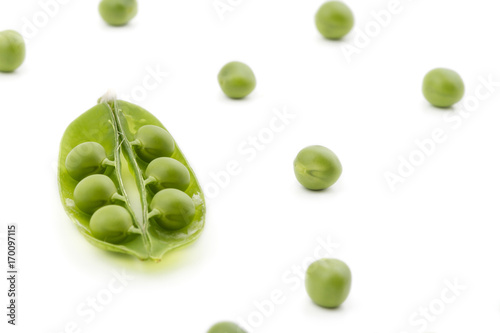 Green peas photo