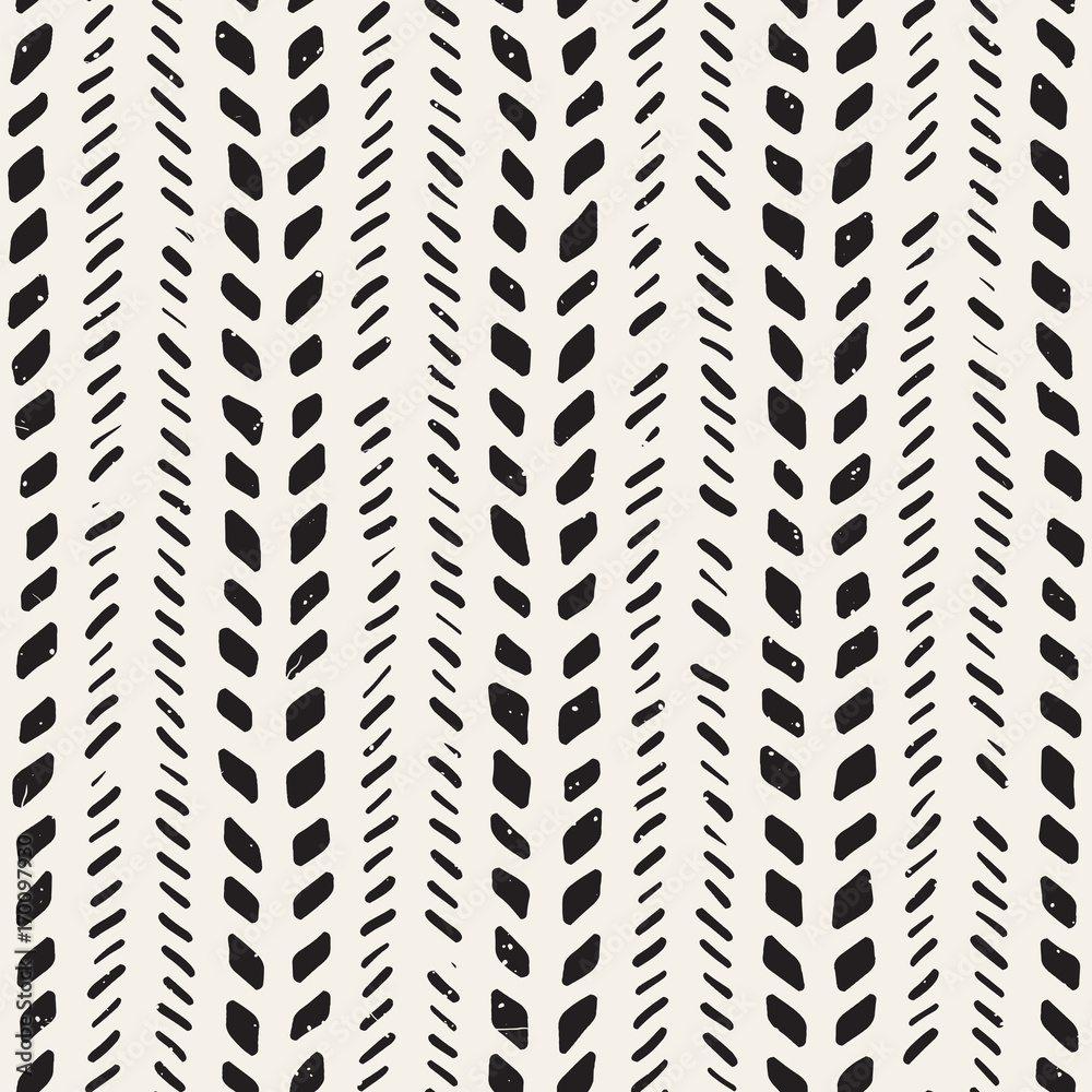 Hand drawn style seamless pattern. Abstract geometric tiling background in black and white. Vector doodle line lattice Hand drawn style seamless pattern. Abstract geometric tiling background in black and white. Vector doodle line lattice