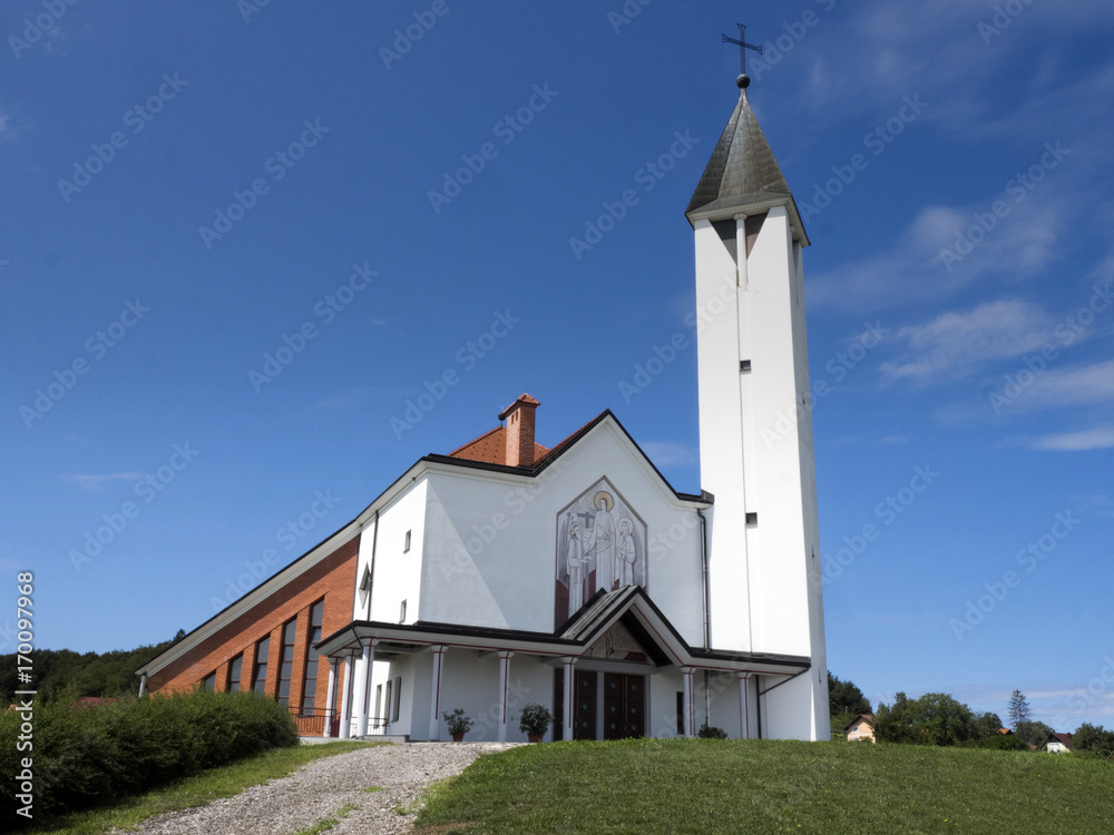 modern Catholic church in Croatia