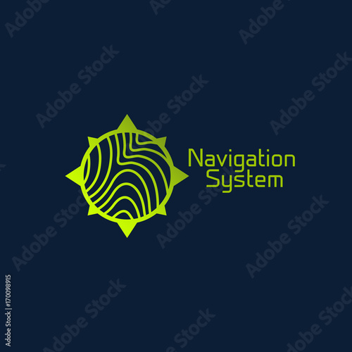 Navigation system logo