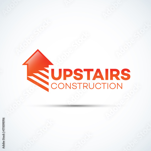 Upstairs construction logo