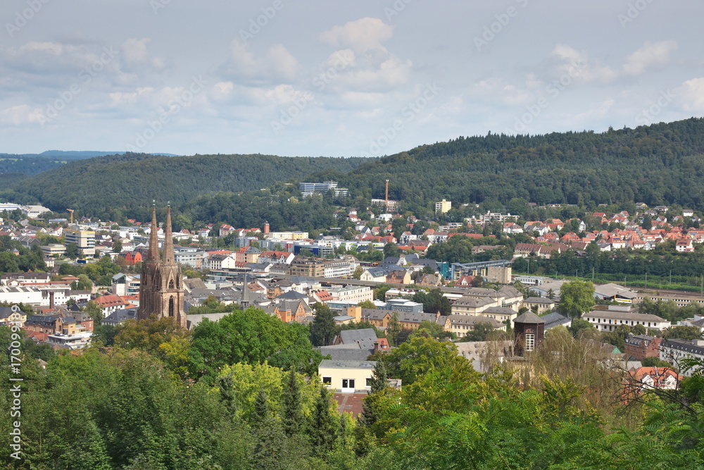 Marburg an der Lahn - Blick vom Schloss