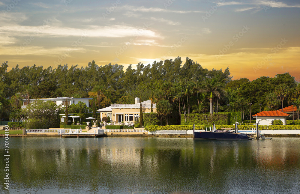 Obraz premium Майами. Набережная.