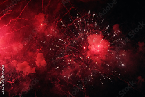 Amazing colorful fireworks