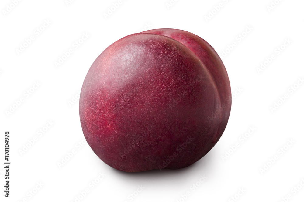 Nectarine fruit isolated on white background Nectarine fruit isolated on white background
