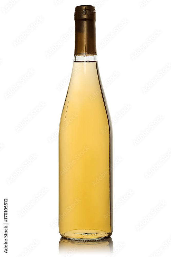 bottle of white wine bottle of white wine