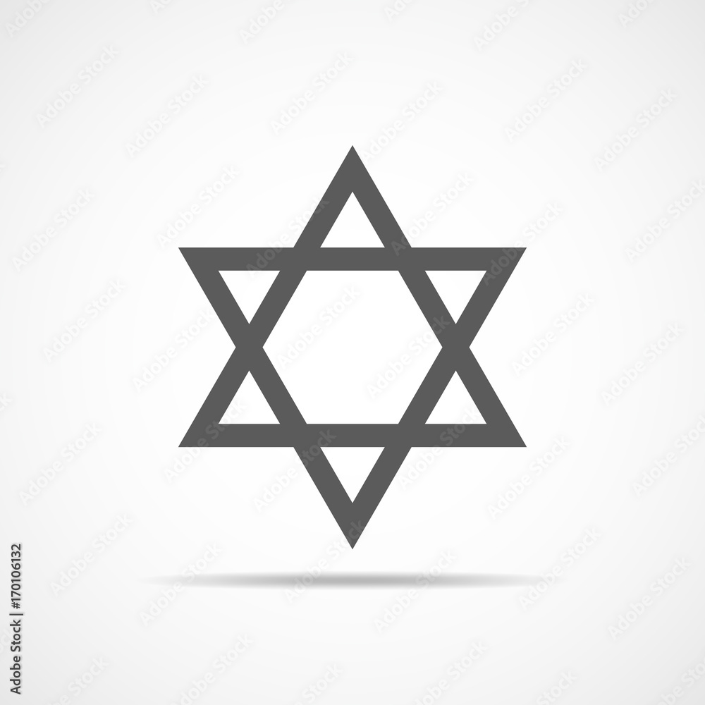 Star of David. Vector illustration. Star of David. Vector illustration.