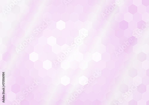 banner of polygonal elements. purple gradient hexagon. Vector illustration. For design, presentations