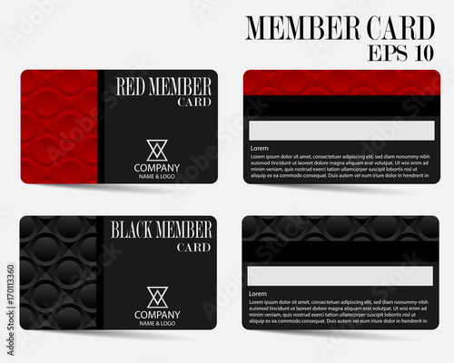 member card, business VIP card, design for privilege member,vector
