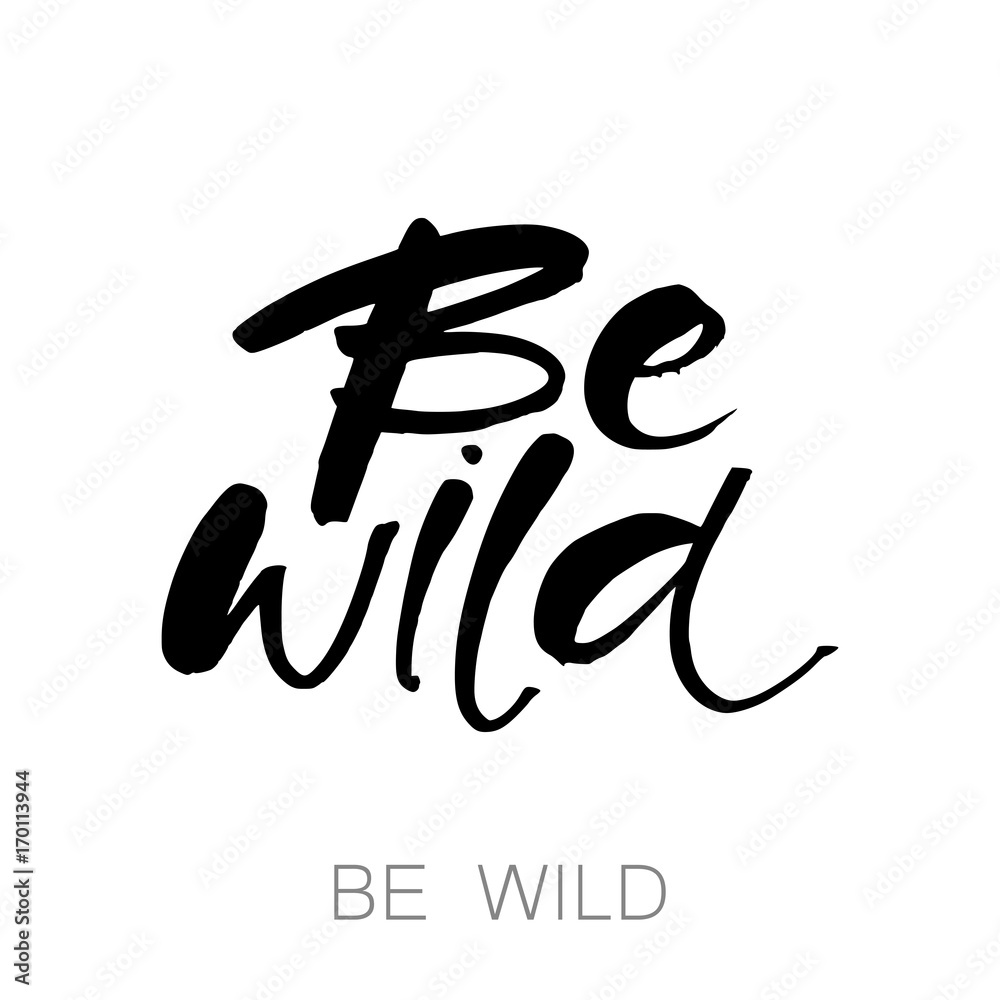 be wild template