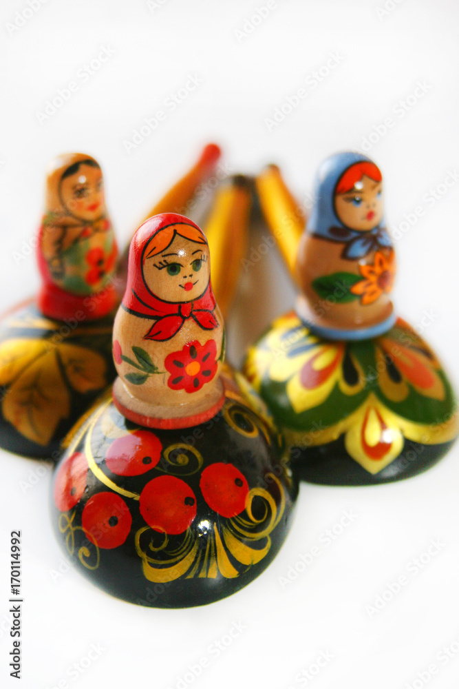 souvenirs of national Russian folk art
