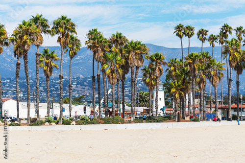 Palm trees in Santa Barbara seafront © Gabriele Maltinti