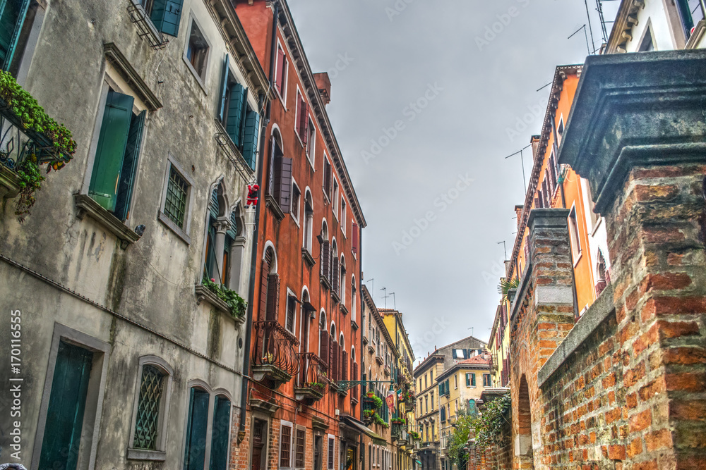 Historic buildings in Venice
