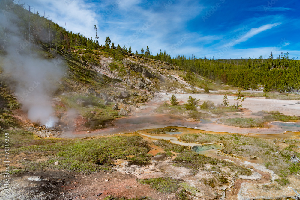Artists' Paintpots, Yellowstone National Park Artists' Paintpots, Yellowstone National Park