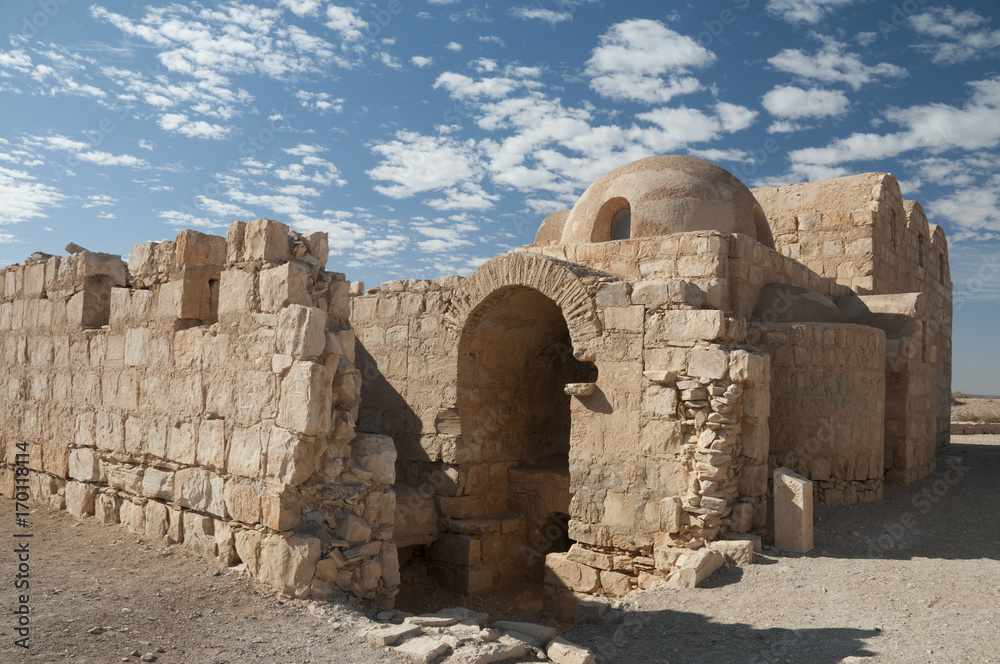 Qusayr Amra, a desert castle in Jordan
