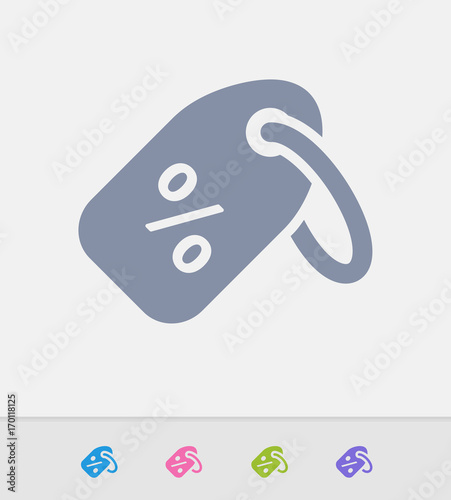 Sale Tag - Granite Icons. A professional, pixel-perfect icon designed on a 32x32 pixel grid and redesigned on a 16x16 pixel grid for very small sizes