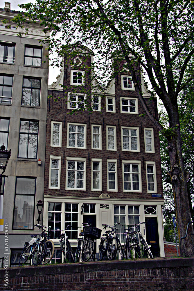 Los canales de Amsterdam (Holanda)