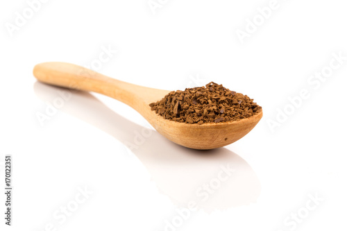 Pile of instant coffee grains