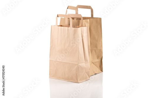 paper bag isolated