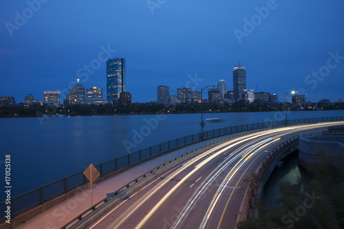 Boston Skyline from Cambridge, MA
