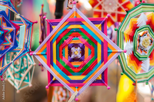 Obraz na płótnie Handmade mandalas w salonie