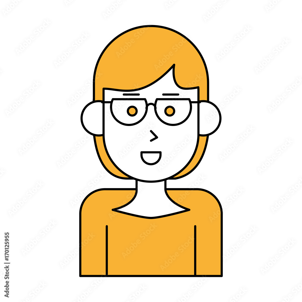 Woman cartoon icon Girl female avatar person people and human theme Isolated design Vector illustration Woman cartoon icon Girl female avatar person people and human theme Isolated design Vector illustration