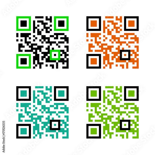QR code set