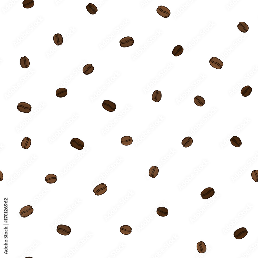 Seamless Coffee Pattern with coffee beans for textile, manufacturing, wallpapers and print. Seamless Coffee Pattern with coffee beans for textile, manufacturing, wallpapers and print.