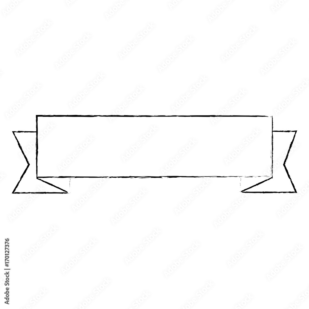 Empty ribbon banner icon vector illustration graphic design Empty ribbon banner icon vector illustration graphic design