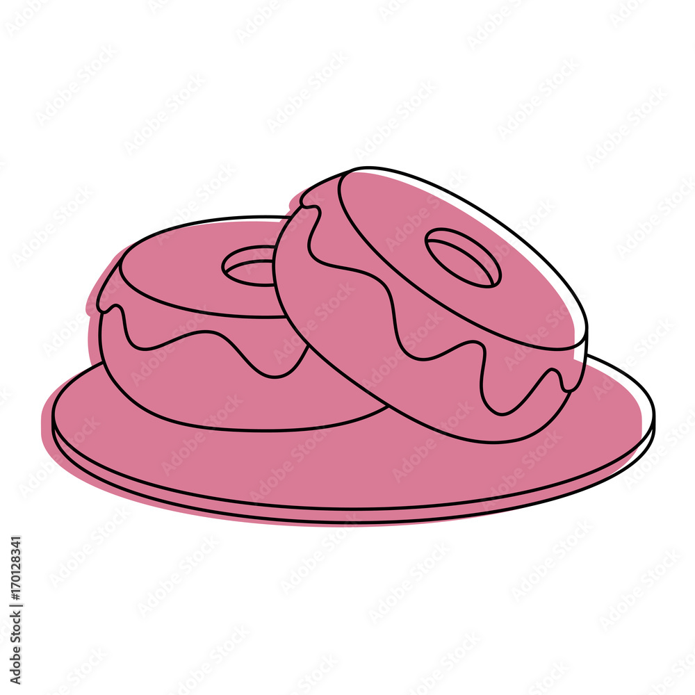 glazed donuts dessert icon vector illustration graphic design glazed donuts dessert icon vector illustration graphic design