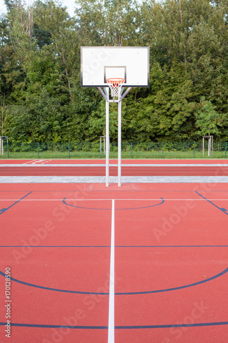 an basketball court