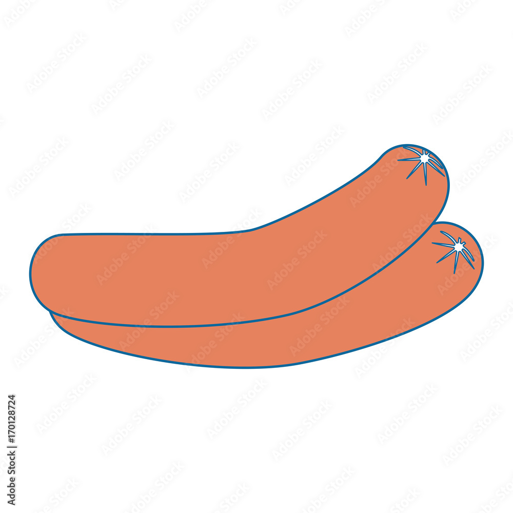 sliced sausage meat icon vector illustration graphic desgn sliced sausage meat icon vector illustration graphic desgn