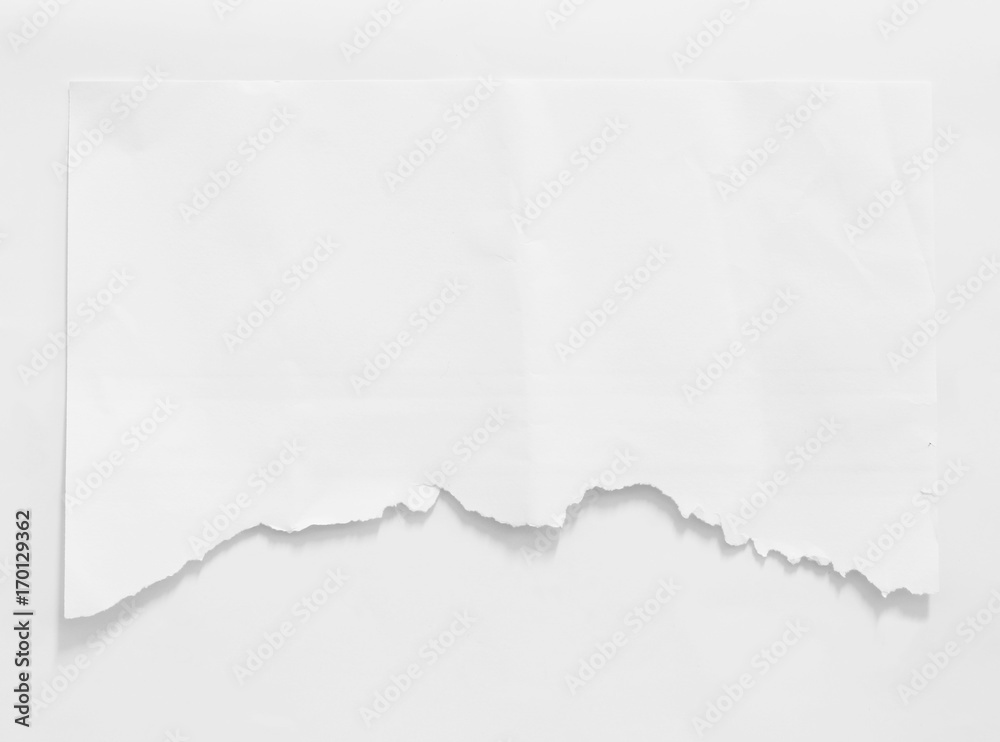 torn paper isolated on white background torn paper isolated on white background