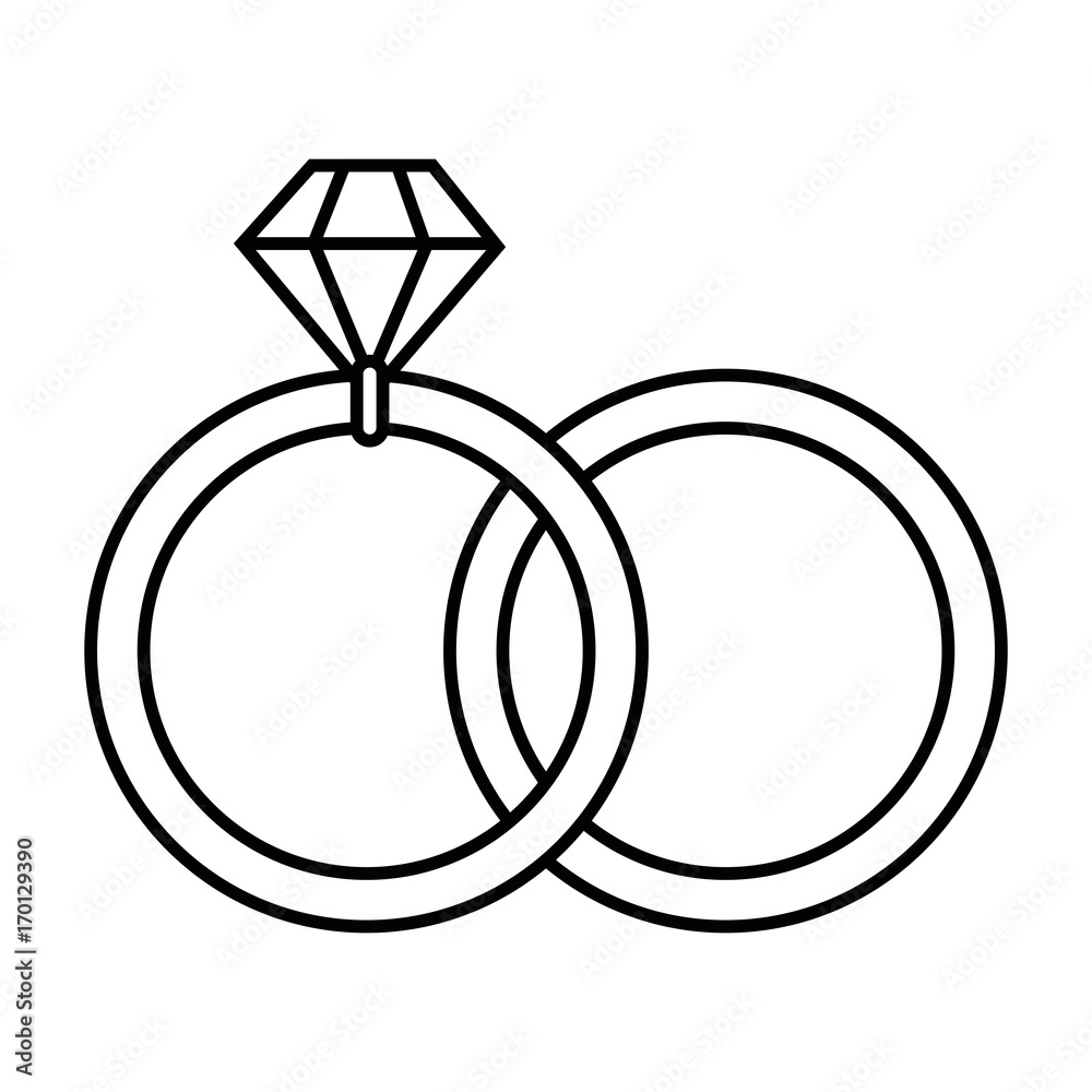 wedding diamond ring icon vector illustration graphic design wedding diamond ring icon vector illustration graphic design