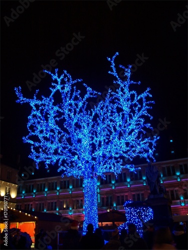 Décorations lumineuses de Noël à Strasbourg