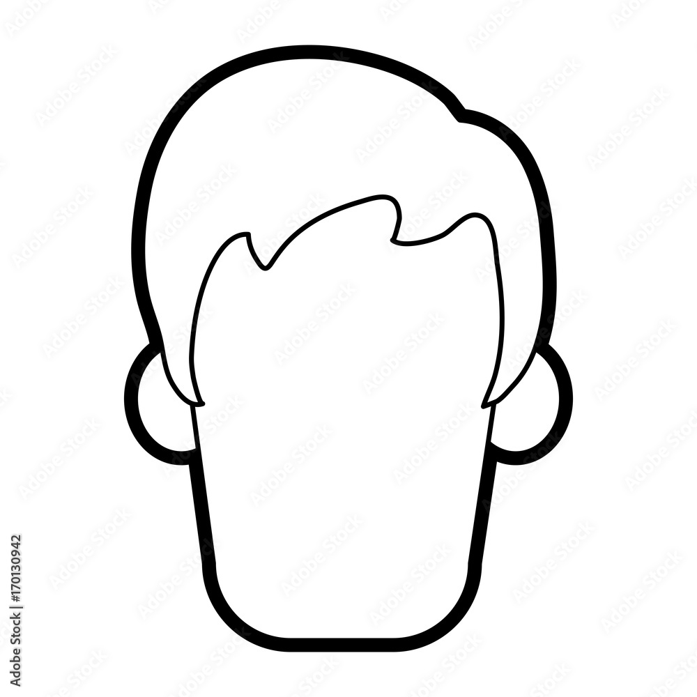 Boy head icon of male man and kid theme Isolated design Vector illustration Boy head icon of male man and kid theme Isolated design Vector illustration