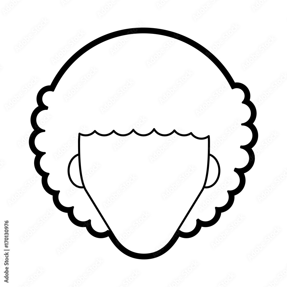 Woman head icon Girl female avatar person people and human theme Isolated design Vector illustration Woman head icon Girl female avatar person people and human theme Isolated design Vector illustration