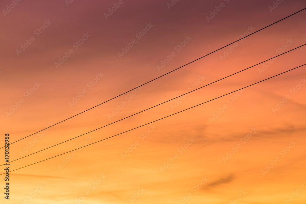 Colours of dusk in Norfolk