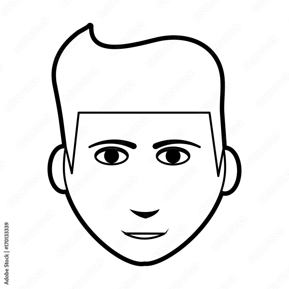 Man cartoon of male avatar person people and human theme Isolated design Vector illustration Man cartoon of male avatar person people and human theme Isolated design Vector illustration