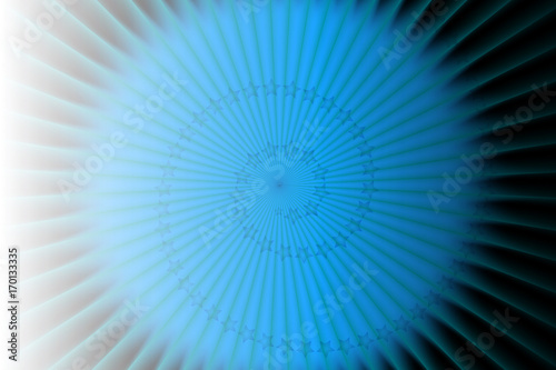 abstract vector blue ray light on dark background