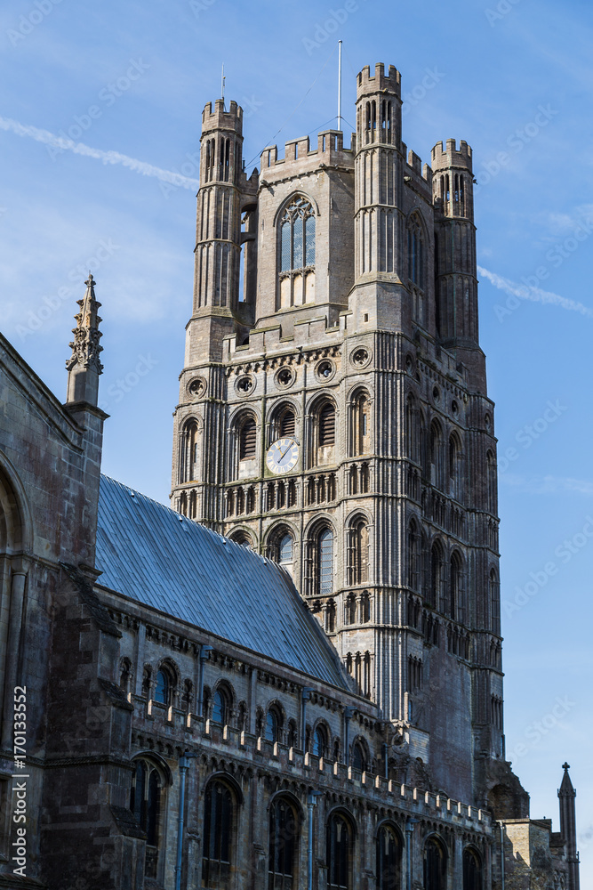 Close up of Ely Cathedral