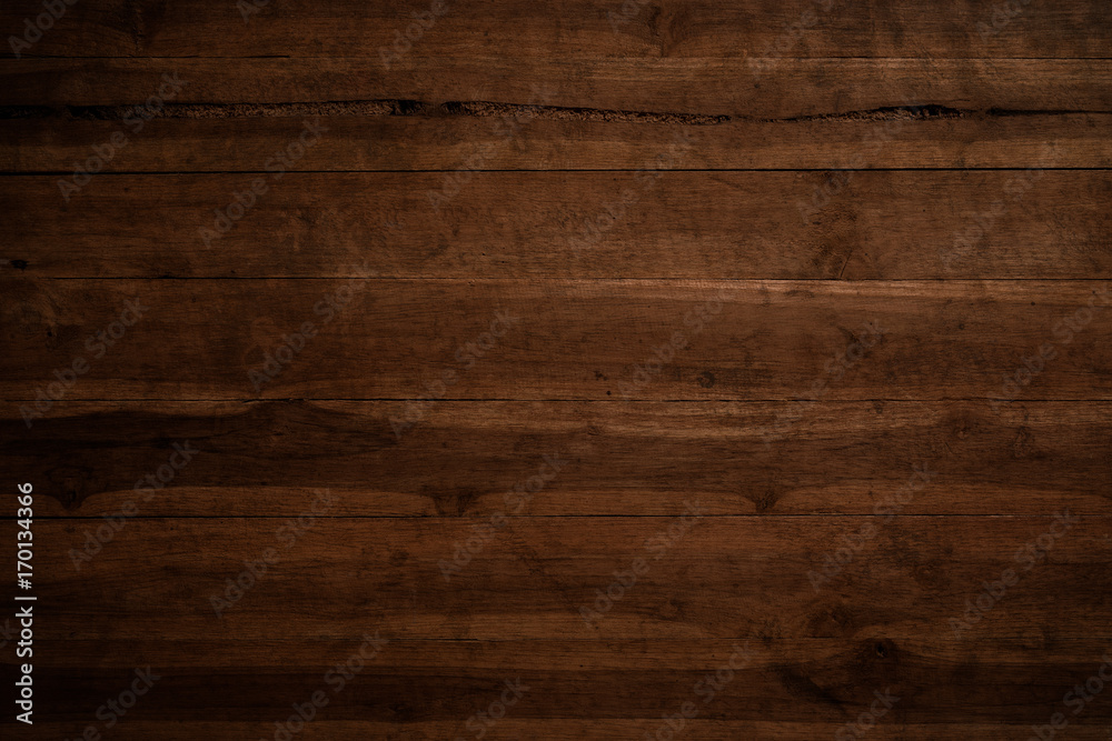 Old grunge dark textured wooden background,The surface of the old brown wood texture - obrazy, fototapety, plakaty 