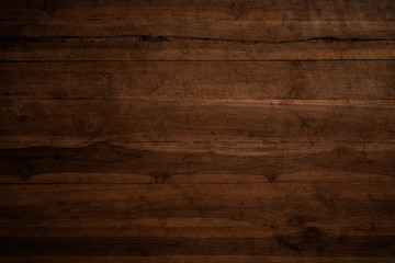 Old grunge dark textured wooden background,The surface of the old brown wood texture