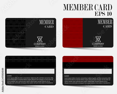 member card, business VIP card, design for privilege member,vector