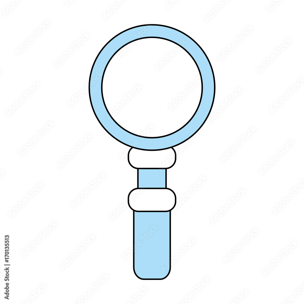 Lupe of Tool search and magnifying glass theme Isolated design Vector illustration Lupe of Tool search and magnifying glass theme Isolated design Vector illustration