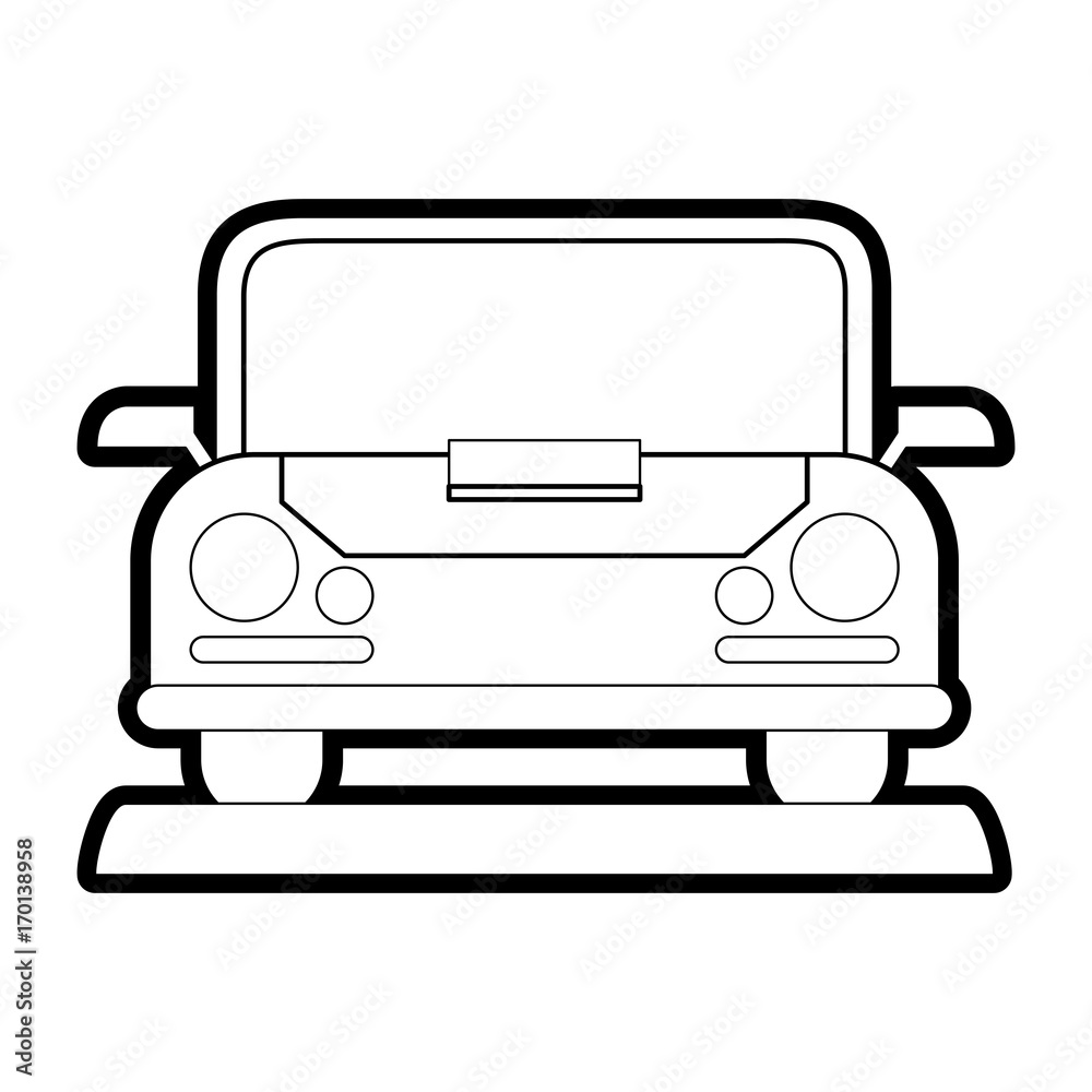 Car of automobile transportation and vehicle theme Isolated design Vector illustration Car of automobile transportation and vehicle theme Isolated design Vector illustration