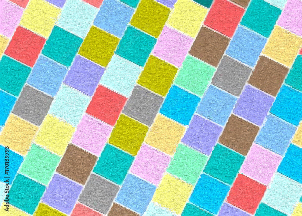 geometric color block pattern background with rough paper graphic texture geometric color block pattern background with rough paper graphic texture
